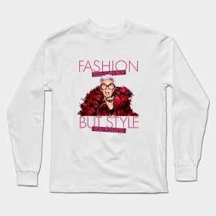 Iris Apfel Fashionista Long Sleeve T-Shirt